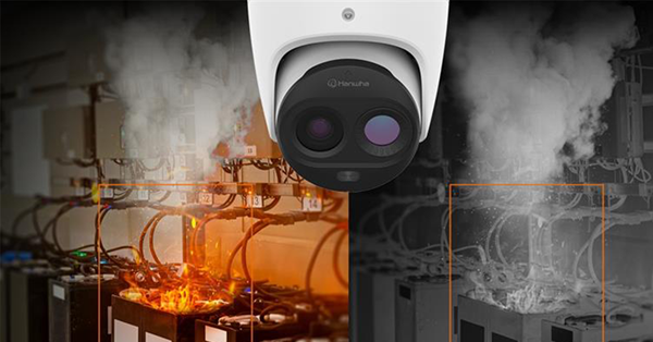 Hanwha Vision bispektrális korai tűzérzékelő kamerák