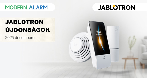 Jablotron újdonságok - 2025 december 