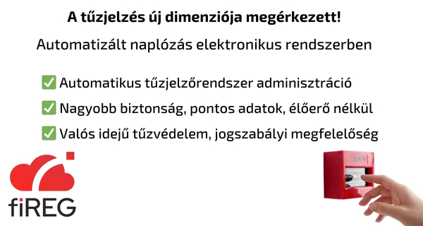 Új korszak a tűzvédelemben: beépített jelzők automatikus naplózása 