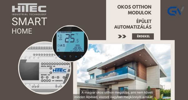 GV Hungária paletta bővítés: Miért érdemes a Hitec Smart Home rendszert választani?