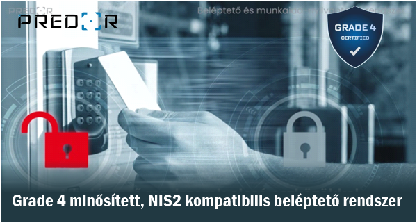 A Predor rendszer megkapta a GRADE 4 minősítést