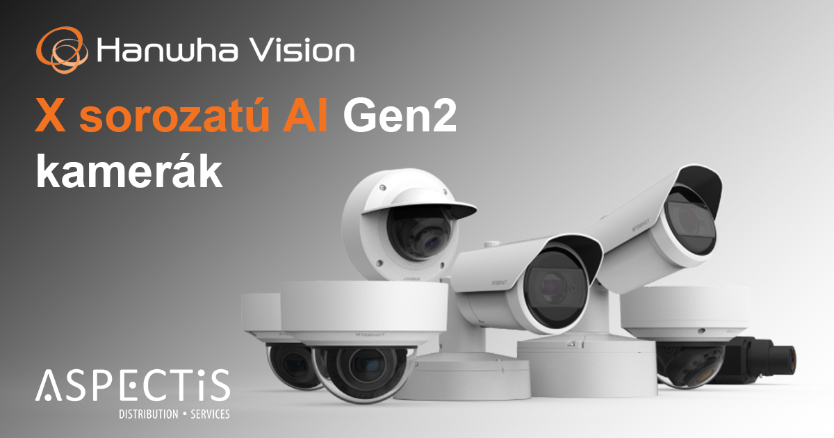 Hanwha Vision X Series AI Gen2 kamerák