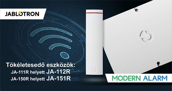 A Modern Alarm jelenti: a Jablotron tovább tökéletesítette eszközeit