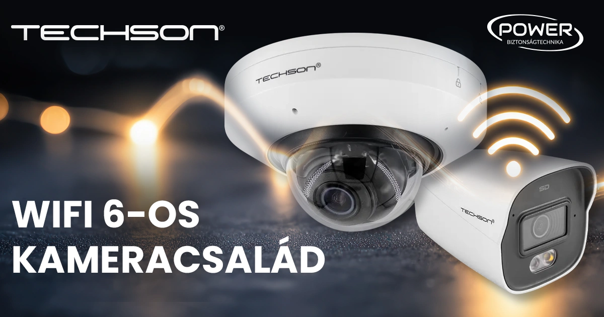 Bemutatkozik a Techson WiFi 6-os kameracsaládja