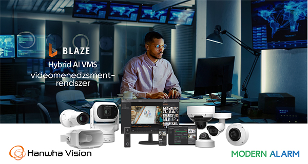 Hanwha BLAZE VMS, hibrid videomenedzsment-rendszer
